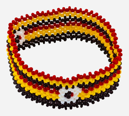Uganda Flag Bracelet