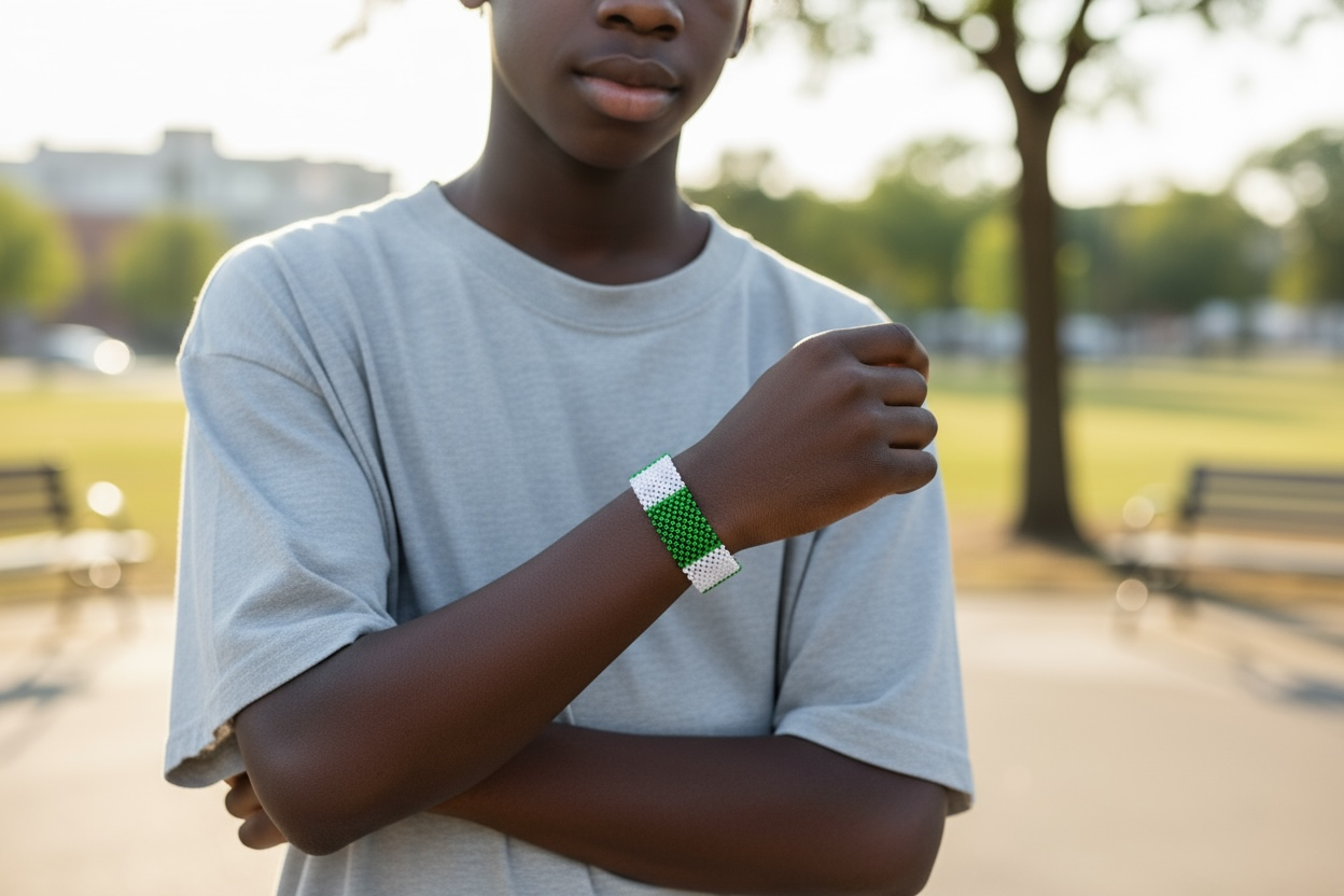 Nigeria Flag Bracelet